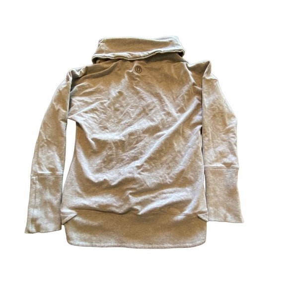 Lululemon Run: Rest  Day Pullover *Heathered Fossil* Size 6 - Picture 11 of 14